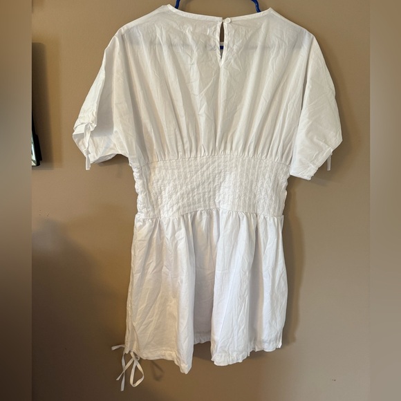 Dani Michelle X Misguided pleated waist bubble hem mini dress size 8 nwt - Picture 7 of 9